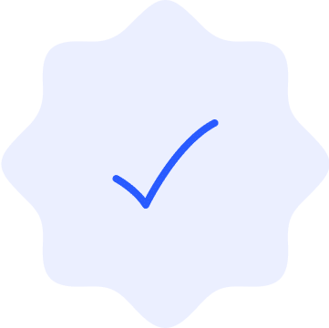 Checkmark icon indicating key benefit or feature